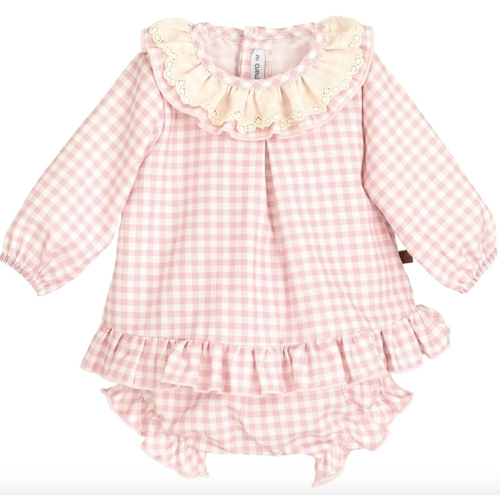 Jesusito Calamaro vichy rosa