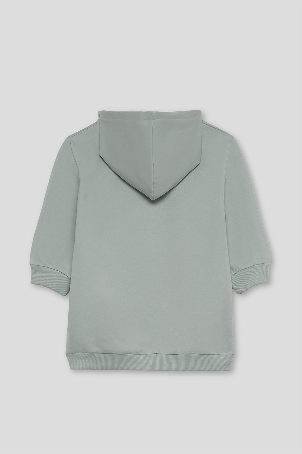 Vestido largo tipo sudadera