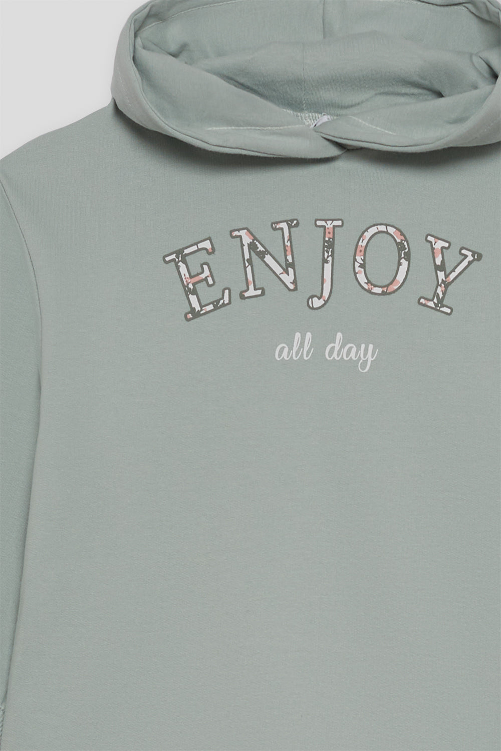 Vestido largo tipo sudadera