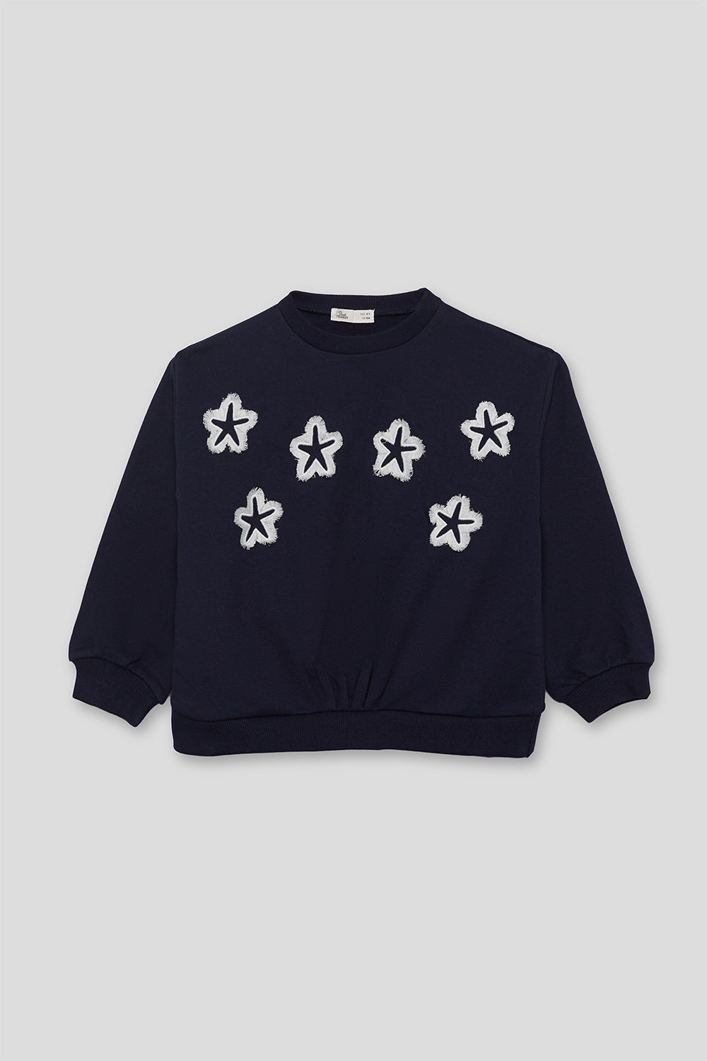 Sudadera azul marino estrellas blancas