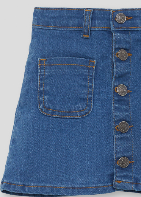 Falda Vaquera Denim Medio