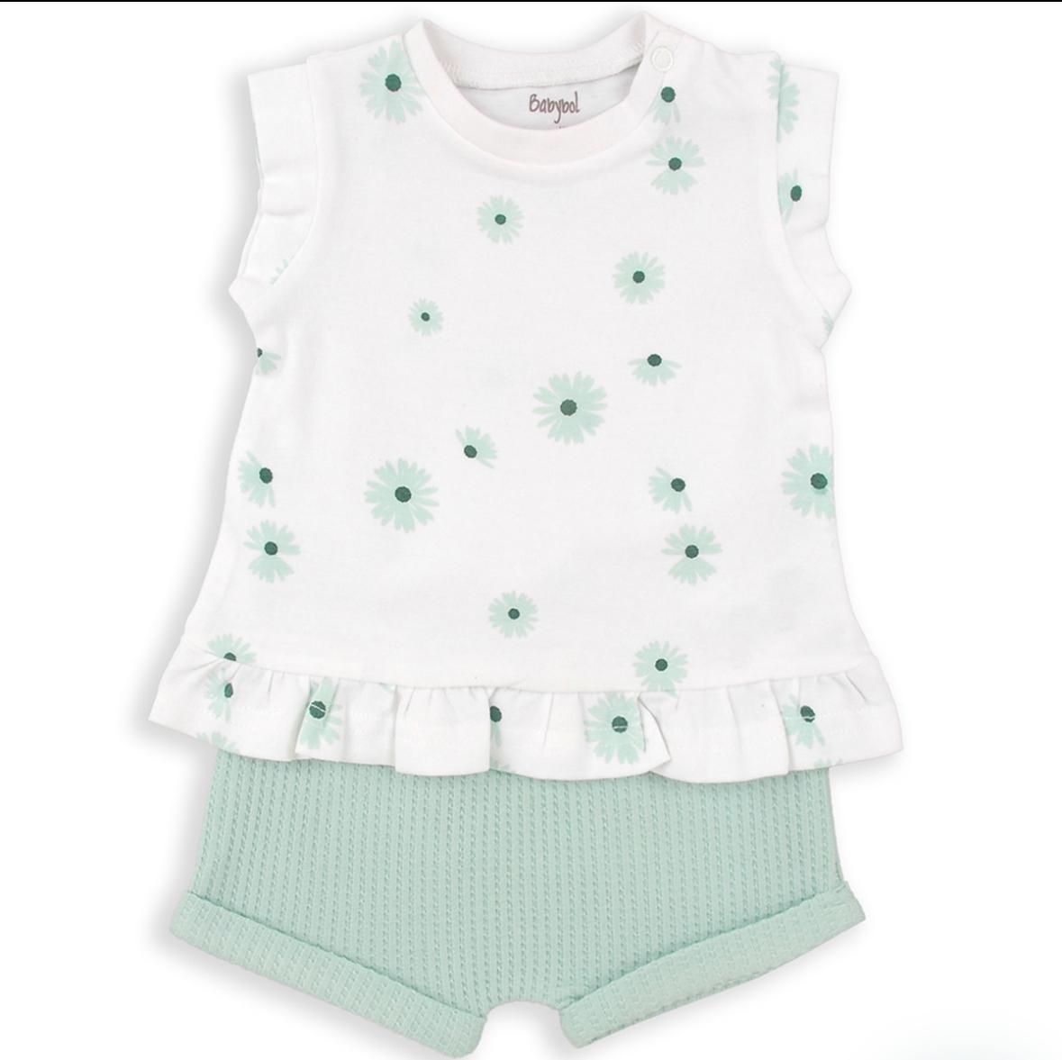 Conjunto bebé flores