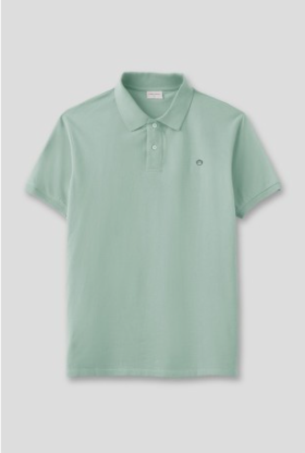 Polo básico manga corta verde manzana