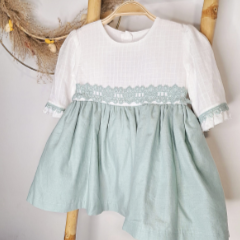 Vestido verde ceremonia