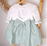 Vestido verde ceremonia